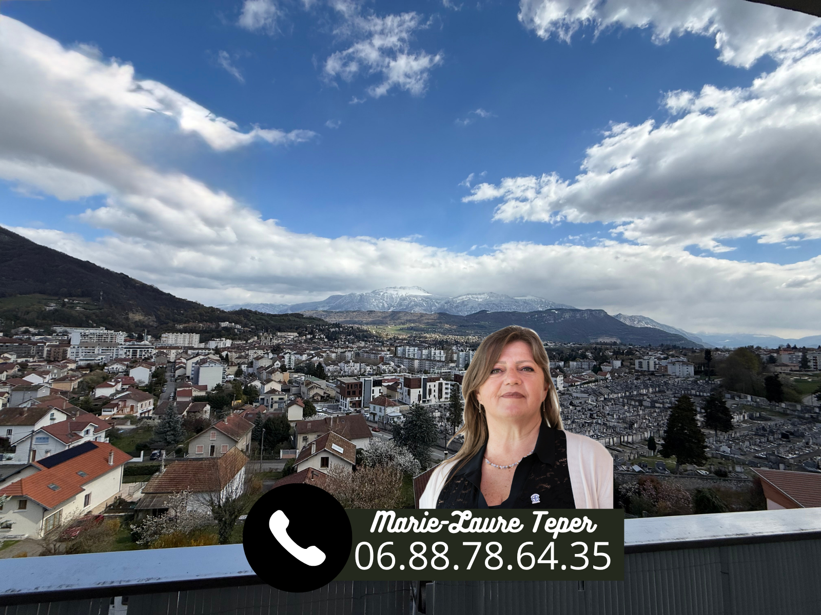 Appartement LUMINEUX au centre de Voiron avec VUE PANORAMIQUE à VOIRON